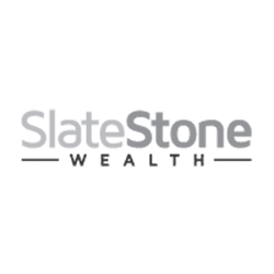 SlateStone Wealth horizontal gray logo